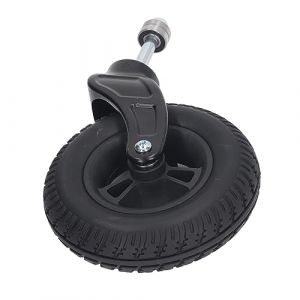 Roulette universelle de 17,8 cm, moyeu en polyur&eacute;thane de 17,8 cm, roue avant de rechange pour fauteuil roulant, capacit&eacute; de de 120 kg, freins &agrave; main, roulements &agrave; billes &agrave; (Sugreat, neuf)