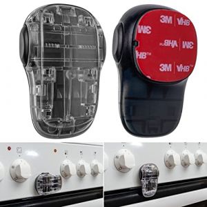 Verrou de Sécurité pour le Four, 2 pièces, Transparent, Sécurité des Enfants dans la Cuisine, Verrous adhésifs résistants à la Chaleur, Bloque Four pour Enfants, Bébé, pour le Lave-linge, Micro-ondes (Your Day Mate, neuf)