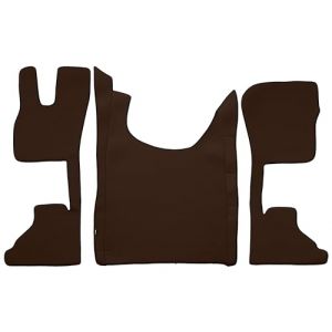 F-CORE Tapis de entierement Le Sol Camion compatibilit&eacute; pour DAF XG+ XG 10.21- Passager Suspension Marron (F-CORE, neuf)