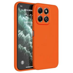 HAFFAN Coque en Silicone TPU Compatible avec Honor 200 Smart/Honor X7C (6.8"), Housse Etui de Protection pour T&eacute;l&eacute;phone Portable - Orange (haffan, neuf)