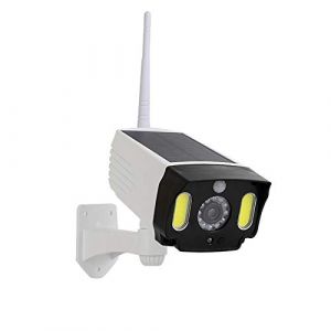 Pqahffowr Lampe solaire avec d&eacute;tecteur de mouvement, cam&eacute;ra factice, &eacute;tanche, fausse cam&eacute;ra ext&eacute;rieure, int&eacute;rieur, spot de rue, lampe murale de jardin, COB (SUBGROUD LTD, neuf)