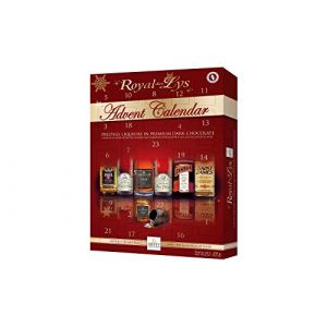 Abtey Chocolatier Royal des Lys Prestige Calendrier de l'Avent 24 jours au chocolat noir Rouge 290 g (culture et vous95, neuf)