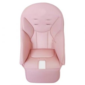 Housse de chaise haute pour b&eacute;b&eacute;, coussin de chaise de salle &agrave; manger pour, facile &agrave; installer, longue dur&eacute;e, 83 x 40 cm, beige/orange/rose/bleu/vert/noir pour (rusdke, neuf)