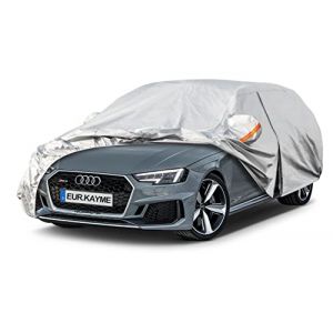 Kayme Bâche Voiture Break Étanche, 6 Couches Housse de Protection Voiture Extérieur Contre Pluie Soleil avec Zip. Compatible avec A4 Avant, Passat Estate, Octavia Combi Etc. pour Wagon, 450 à 485 cm (kayme car covers shop, neuf)