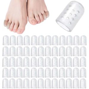 EnixwH 60 Pi&egrave;ces Protege Orteil Silicone, Protection Orteil Silicone, Capuchon Orteil en Gel, Protection Doigt de Pied Respirants, pour Cors Ampoules Callosit&eacute;s Ongles Incarn&eacute;s (PENGRUIY, neuf)