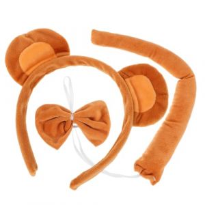 MUSISALY 1ensemble Costume De Singe De Singe Avec Oreilles Queue Et Adorable Pour Halloween Et Cosplay (YangF, neuf)