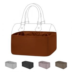 DGAZ Soie Organisateur de sac &agrave; main pour LV Speedy, Organisateur de sac &agrave; main soyeux et lisse, Organisateur de sac &agrave; main et de fourre-tout de luxe (SP35, Gold) (DGAZ fr.Store, neuf)