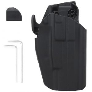 ACEXIER Étui Tactique de Pistolet Gauche Droit pour G1ock 17 20 21 22 31 / H & K VP40 45 / S & W M & P 22 45 9mm / S1GP225 / Taurus PT24 PT809 PT840 (Right-Black) (BOXUN-FR, neuf)