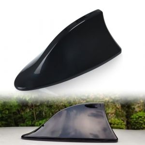 Antenne Voiture Requin, Antenne Voiture, Antenne Requin, Améliorer Le Signal du Véhicule pour Voitures, Voiture FM/AM Base Étanche, Accessoire Voiture, Améliorer Le Signal(Noir) (UNIHOCING, neuf)