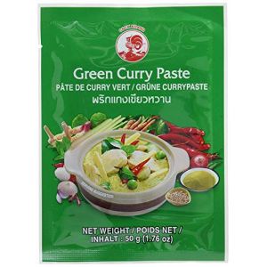 Paquet de 12 Pâte de Curry Vert de Marque COCK [12x 50g] Pâte de Curry Vert (BeForBio, neuf)