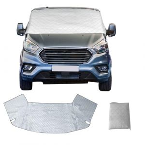 Couverture de Pare-Brise pour VW Transporter T6, Couverture Thermique imperm&eacute;able &agrave; l'eau, &agrave; la poussi&egrave;re, au Soleil, aux UV, &agrave; la Neige, au Gel pour VW T6 2016-2022 (divinge, neuf)
