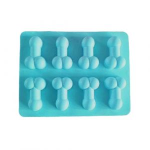 G&eacute;n&eacute;rique Moule en Silicone de Forme dr&ocirc;le Bac &agrave; Gla&ccedil;ons Cadeau Drole 3D Carr&eacute; Moule &agrave; Gel&eacute;e Au Chocolat Moules, Idee Noel, Fantaisie Moules de Cuisson d'outils pour Anniversaire de F&ecirc;te (Bleu) (NiceYear, neuf)