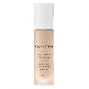 De Teint &Agrave; Couleur Changeante, Hydratant Imperm&eacute;able, 50 Ml, Maquillage Ajustant Les Nuances, Correcteur Longue Dur&eacute;e, Couverture De M&eacute;lange De La Peau, Pour Un Usage Quotidien, Maquillage Pour R (Geacn, neuf)