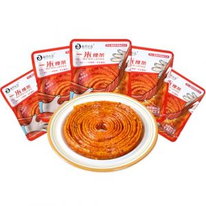 MKSDDF-5 sacs Latio snacks&eacute;pic&eacute; Tiao combinaison &eacute;pic&eacute; Tiao coffret cadeau chinois classique collations b&acirc;tons &eacute;pic&eacute;s &eacute;pic&eacute; doux &eacute;pic&eacute; latiai snack-Yimi tranches &eacute;pic&eacute;es (GOOD FOOD-FENG, neuf)