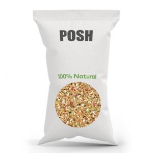 10 kg de nourriture pour perroquets de grande taille, sans sucre, avec arachides, graines de citrouille, tournesol ray&eacute; et blanc, caroube &ndash; Pour aras, cacato&egrave;s, perroquets gris du Gabon, amazones (Posh Sp. z o.o., neuf)