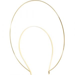 MOTHNUR Serrage-T&ecirc;te Dor&eacute; &Eacute;l&eacute;gant en M&eacute;tal Bandeau de F&ecirc;te pour Femme Accessoire Cheveux pour Photo et Mariage Cerceau &agrave; Cheveux Lumineux et Fin Bandeau de Fian&ccedil;ailles Chic (Huajiay, neuf)