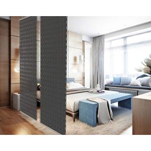 YourCasa Paravent Interieur Suspendu [118 x 240cm] Translucide Separateur de Pieces Cloison Amovible, Separation de Piece Int&eacute;rieur, Cloison de Separation Interieur, S&eacute;parateur de Pi&egrave;ce (Anthracite) (yourcasa, neuf)