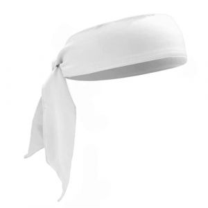 AMSLSIU Bandeau de course réglable Fitness bandes de sueur séchage accessoires coiffure cadeaux karaté pour Tennis basket-ball, Blanche (compatriot, neuf)