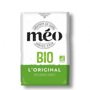 Caf&eacute;s M&eacute;o Moulu Bio Original - Pur Arabica - en Pack de 8 sachets de 500 GR (CAFES MEO, neuf)