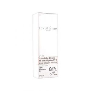 Resultime Anti-Âge Crème Mains et Ongles Anti-Taches 5 Expertises SPF 15 50 ml (kimney, neuf)