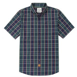 Dubinik&reg; Chemise Homme Manches Courtes Carreaux De Travail Poche Casual &Eacute;t&eacute; Chemisette Homme Bouton Chemise Carreaux Homme (Tinzi EU, neuf)