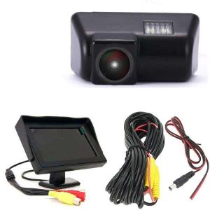 Moniteur LCD 4,3" + caméra de stationnement super HD grand angle étanche vision nocturne caméra de recul de rechange pour Ford Transit MK6 2000-2006 MK7 2007-2013/Ford Transit 2016 2017 2018/Ford (kfz_sebastian, neuf)