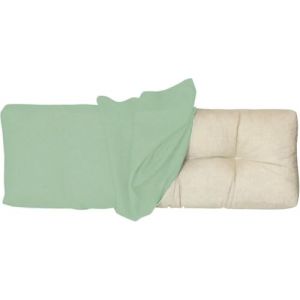 Housse de Coussin pour Banc de Jardin 100x50 100x40 130x50 80x40, Housse de Rechange pour Coussin de Dossier avec Fermeture Éclair, épais 10cm, Tissu de lin pour Chaise, Banc(Vert clair,130x50x10cm Th (JANNE TORRY, neuf)