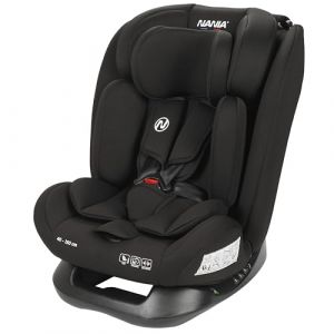 Nania Siège auto enfant Prato - I-Size 40-150 cm - Evolutif naissance jusqu'à 12 ans environ - Fixations ceinture de sécurité- Réglage de l'Appui-tête et de l'Inclinaison, Insert Lombaire et Réducteur (Baby shop online, neuf)