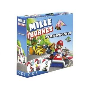 1000 bornes pour Mario Kart avec Plateau Circuit de Jeu - pour milles bornes - Set Jeu de société Classique et 1 Carte Offerte - Enfant - Version Francaise (cavernedesjouets, neuf)