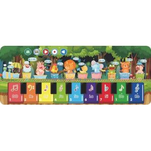 BGIUSQF Tapis Musical B&eacute;b&eacute;, Piano pour Enfants, Tapis de Danse avec 10 Animaux, Jouet Musical Enfant 2 Ans, pour Gar&ccedil;ons Filles, 110x43cm (TUFAR XINBAO S.R.L., neuf)
