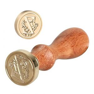 Anawakia Tampon &agrave; sceller Style Vintage Tampon &agrave; cire Ensemble de sceaux A-Z Sceau d&eacute;coratif Manche en bois Lettre 26 caract&egrave;res DIY Tampon en cire sur bois 1 pi&egrave;ce (Z) (Anawakia, neuf)