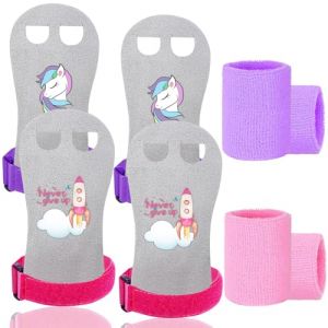 FINGER TEN Gants Gym Enfant Lot de 2 avec Soutien du Poignet, Poign&eacute;es de Gymnastique Prot&egrave;ge Paumes pour Barre Fitness Exercice Sport l&rsquo;Entra&icirc;nement (Fus&eacute;e-Animaux, XS) (Finger Ten Golf Shop, neuf)