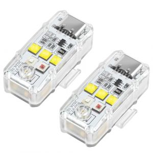 LYONGTECH Lumière Stroboscopique, Lumières Anti Collision pour Drone DJI Neo,Flip,Mini 3 4 Pro 4K SE 2,Air 3S 3 2 2S,Mavic 3/2,Spark,FPV,Avata 2,EVO,Lampe Strobe Llight Flash LED Accessoires(2 PCS) (LYONGTECH, neuf)