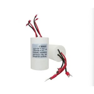 1pc 6UF + 15UF CBB60 condensateur double &agrave; quatre fils 450V palan poteau de levage d&eacute;marreur &eacute;lectronique grue d&eacute;marrage Capacitance Meters (wukangpingamaz, neuf)