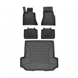 MOTOS Kit de tapis de sol en caoutchouc et tapis de coffre pour BMW Serie 6 Gran Turismo G32 depuis 2017 Améliorez votre confort de voyage avec tapis antidérapant voiture 3D- Tapis de sol voiture tous (MOTOS EU, neuf)
