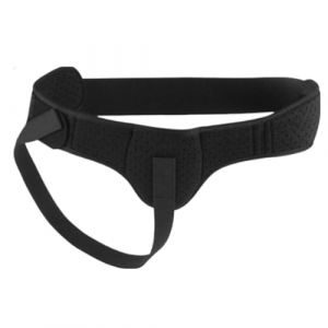 Ceinture pour Hernie Inguinale Homme Èlastique Hernie Inguinale Slip Côté Gauche/Droit Soulage Efficacement La Douleur Ceinture de Soutien pour Hernie Inguinale Postopératoires,M,Black (TianZhiShangMao, neuf)