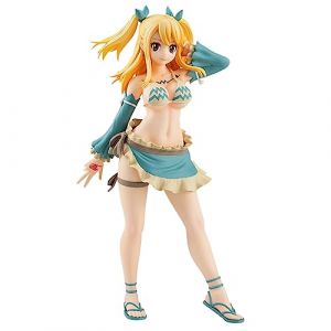 Zhongkaihua Fairy Tail Lucy Heartfilia Figurine Verseau 17 cm Pose debout Figurine Anime Periphery en PVC Décoration de boîtier d'ordinateur Cadeau pour les fans (Zhongkaihua, neuf)