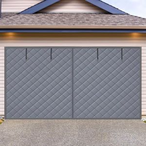 G&eacute;n&eacute;rique Rideau De Porte Magn&eacute;tique Rideau De Porte Isolant Thermique Rideaux Thermique Isolant en Coton, Fermeture Automatique, pour Terrasse Interieur De Garage 90x210cm 230x260cm(Gris,190x210cm) (MMYMY, neuf)