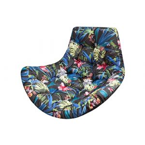 George Coussin de Jardin, Coussin Fauteuil Cocon, Coussin Fauteuil Suspendu, Coussin balancelle – Taille L, 120 x 100 cm – Feuille Multicolores (PillowPrim, neuf)