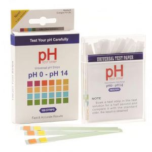 JUGUTA 100 Pi&egrave;ces Feuilles De Papier De Test Acide Et Basique (Ph 0 &Agrave; 14), Bandelette Urinaire, Bandelette Piscine, Test Ph Piscine, Grande Zone De Test Du Ph Et De L'Eau, Test De L'Eau (ROXYROX FASHION, neuf)