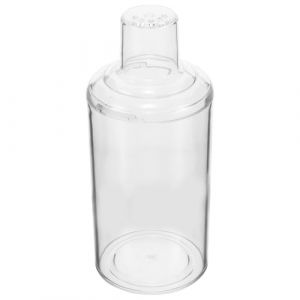 NOLITOY Bo&icirc;te &agrave; Bouteille de Vin en Plastique Transparente Bo&icirc;te de Rangement Ronde Anti-Poussi&egrave;re et Anti-&Eacute;vaporation Protection pour Bouteilles pour Salon et Cave &agrave; Vin Conserve (shanjingfen, neuf)