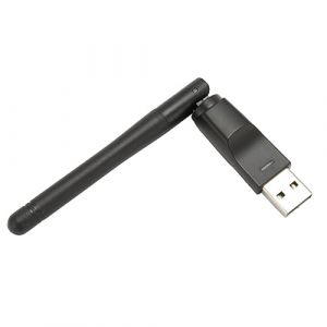 Eulbevoli Adaptateur WiFi USB, Technologie sans Fil 802.11b/g/n, Carte Réseau WiFi, Antenne Intégrée Efficace, en Douceur pour Les Décodeurs IPTV (Halliy-EU, neuf)