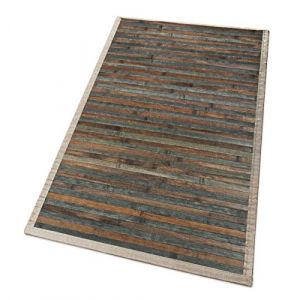 emmevi Tapis en bambou bois gris pierre cuisine salle de bain set am&eacute;ricain mod&egrave;le bambou 50 x 225 cm taupe (ARREDIAMOINSIEME-nelweb, neuf)