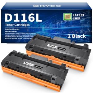 Toner MLT-D116L Compatible pour Samsung MLT-D116L 116L MLT-D116S 116S Toner pour Samsung Xpress M2885FW M2825ND M2675FN M2625D M2875FD M2835DW M2875FW M2825DW M2825DW M2825 M2885 M2875 (Noir, 2-Pack) (Skydo-EU, neuf)
