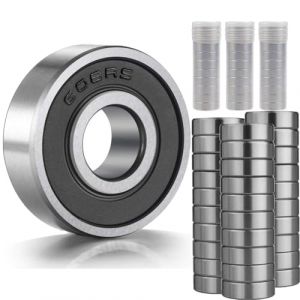 JClorix 608RS Roulements à Billes 30 Pièces ABEC-9 Étanche, 8x22x7 mm Haute Vitesse pour Skateboard, Longboard Électrique, Rollers, Roulement à Billes Scellés RS (608RS) (JClorix, neuf)