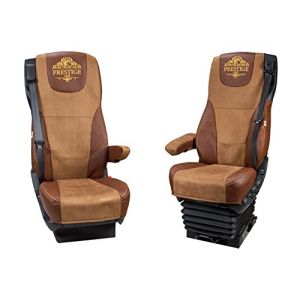 PRESTIGE LINE Housse de Siège de Camion pour DAF 106 XF à Partir de 2013 - Housse de Siège de Camion Morron - Siège Passager Accessoires de Non Rembourrés (SABA SP. Z O.O., neuf)