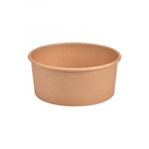 Arredo Chef Bol Salade Kraft à Emporter, Jetable, Lot de 50 Pièces (Sans Couvercle, 1000 ML) (Arredochef, neuf)