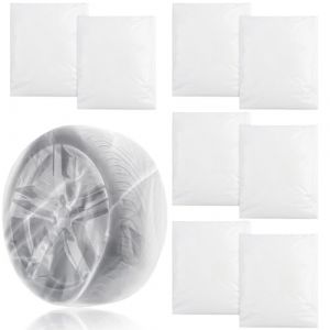 Lot de 8 Housses de Pneus de Secours de Voiture 18-22" Imperm&eacute;able Anti-poussi&egrave;re, Housse Roue de Secours de Rechange Universelle, Housses de Protection de Roue de Voiture (guizhouguanyoushangmaoyouxiangongsi, neuf)
