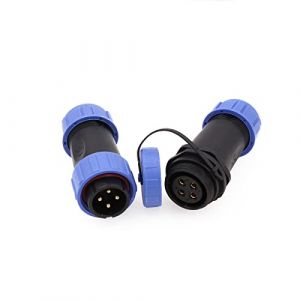 ZBLZGP SP21 Connecteur de câble aéronautique 4 broches étanche Montage sur panneau électrique mâle femelle Prise d'alimentation en ligne 30 A Connecteur à souder industriel lourd (wslzzl, neuf)