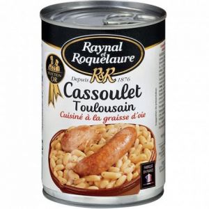 Cassoulet Toulousain À La Graisse D'Oie 420G|Raynal Et Roquelaure|(Lot De 4)|Best Deal (best deal epicerie, neuf)